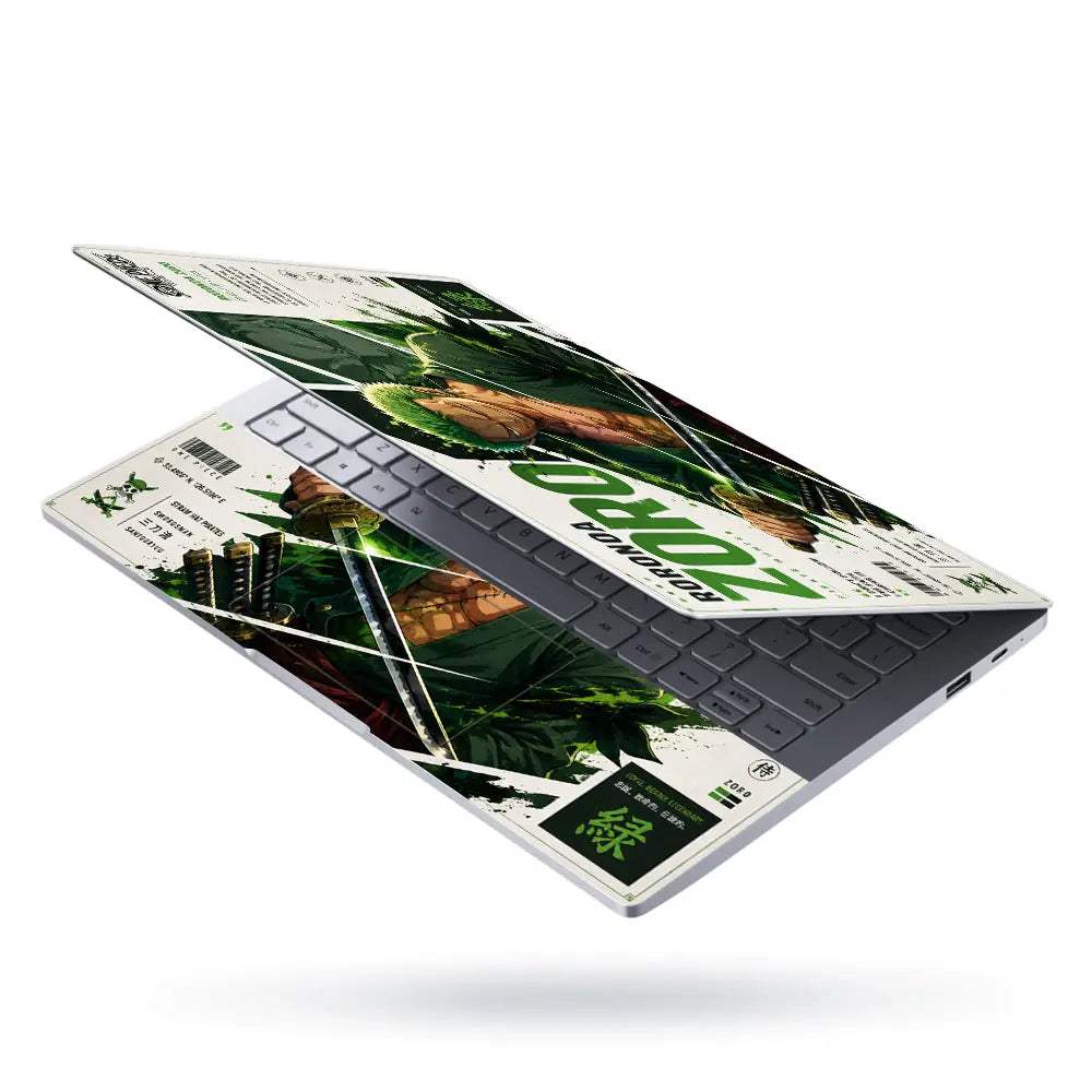 Anime One Piece Zoro Hunter Laptop Skin - View 3
