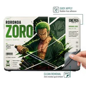 Anime One Piece Zoro Hunter Laptop Skin - View 4