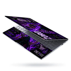 Anime One Piece Zoro Neon Laptop Skin - View 3