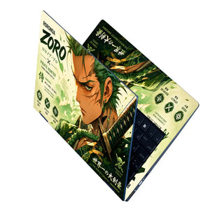 Anime One Piece Zoro Pirate Hunter Profile Laptop Skin - View 2