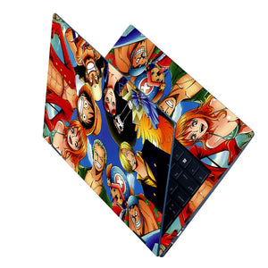 Anime Round View Collage Laptop Skin - View 2