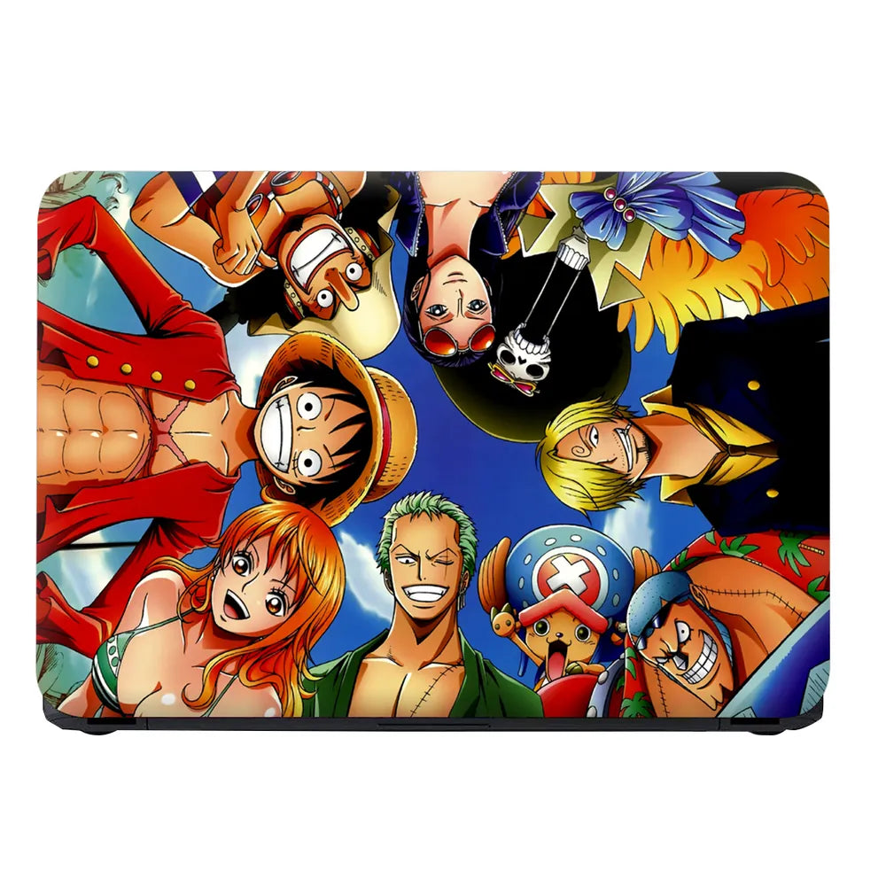 Anime Round View Collage Laptop Skin - View 4
