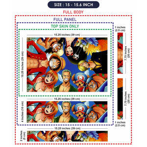 Anime Round View Collage Laptop Skin - View 8