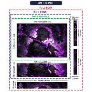 Anime Ryujin Dragon Sword Laptop Skin - View 7