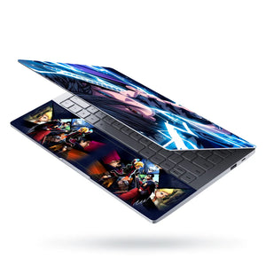 Anime sasuke uchicha Rinne Sharingan Laptop Skin - View 3