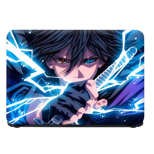 Anime sasuke uchicha Rinne Sharingan Laptop Skin - View 4