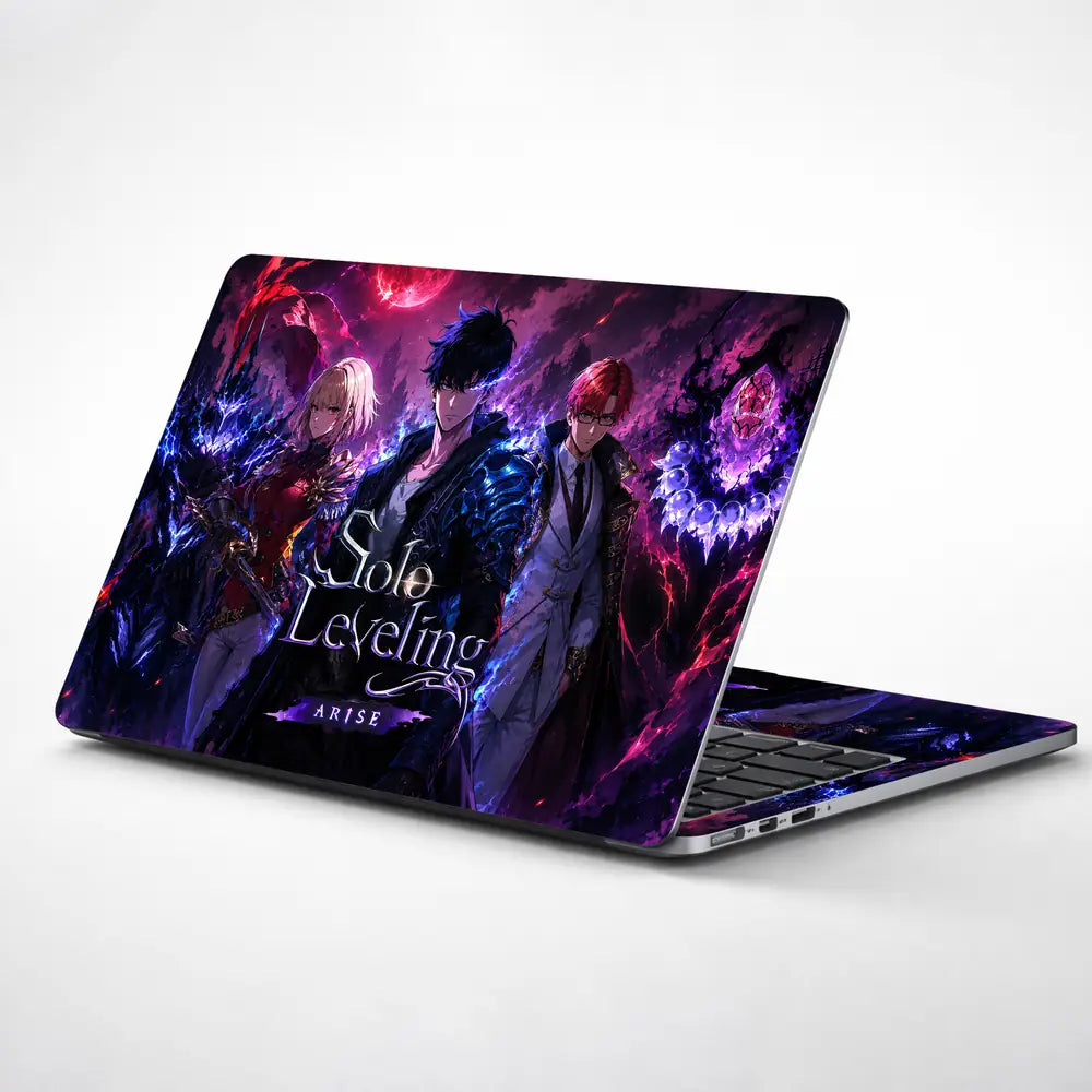 Anime Solo Leveling Arise Trio Moon Laptop Skin - View 1