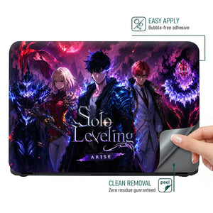 Anime Solo Leveling Arise Trio Moon Laptop Skin - View 4