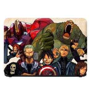 Anime Superhero Crossover Laptop Skin - View 4