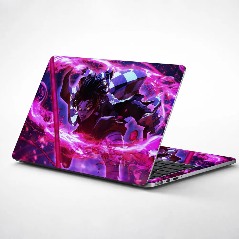 Anime Tanjiro Kamado Laptop Skin - View 1