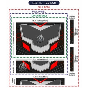 Avengers Armor Shield Laptop Skin - View 8