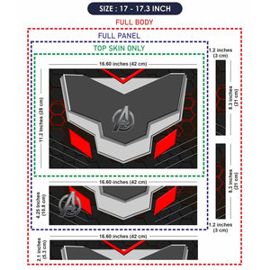 Avengers Armor Shield Laptop Skin - View 9