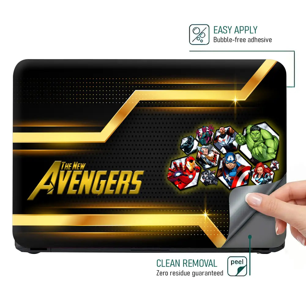Avengers Heroic Team A2 Laptop Skin - View 4
