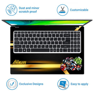Avengers Heroic Team A2 Laptop Skin - View 5