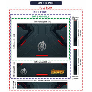 Avengers Minimalist Laptop Skin - View 7