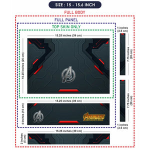 Avengers Minimalist Laptop Skin - View 8