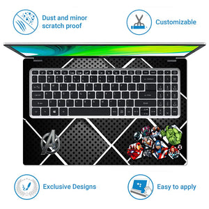 Avengers Shield Team Laptop Skin - View 5