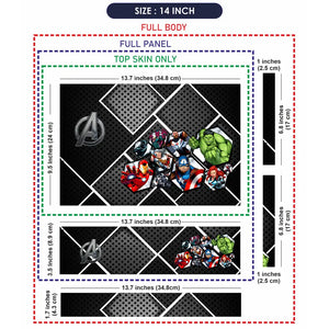 Avengers Shield Team Laptop Skin - View 7