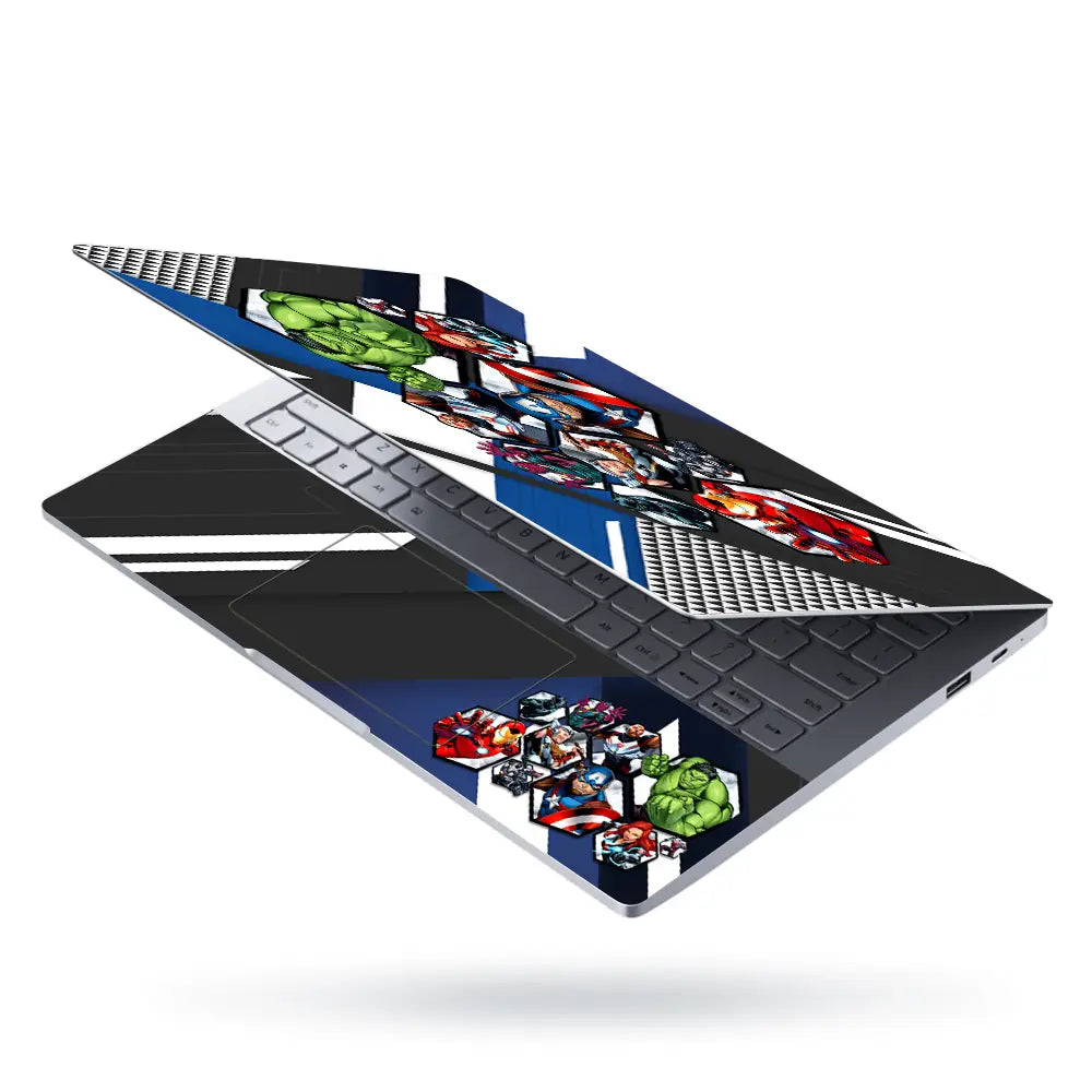 Avengers Team Hexagon Laptop Skin - View 3