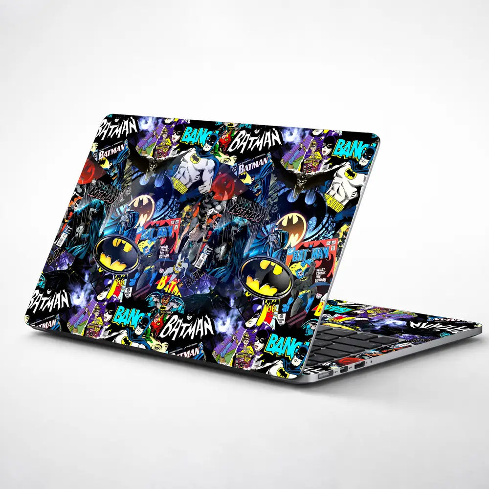 Batman Gotham Collage Laptop Skin - View 1