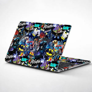 Batman Gotham Collage Laptop Skin - View 1