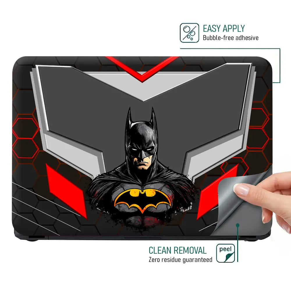 Batman Iconic Armor Theme Laptop Skin - View 4