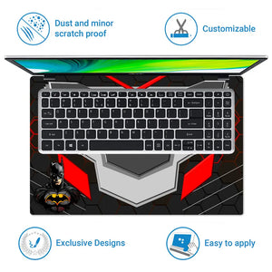 Batman Iconic Armor Theme Laptop Skin - View 5
