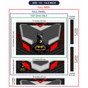 Batman Iconic Armor Theme Laptop Skin - View 6