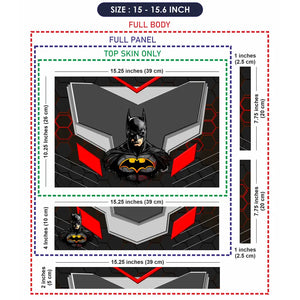 Batman Iconic Armor Theme Laptop Skin - View 8