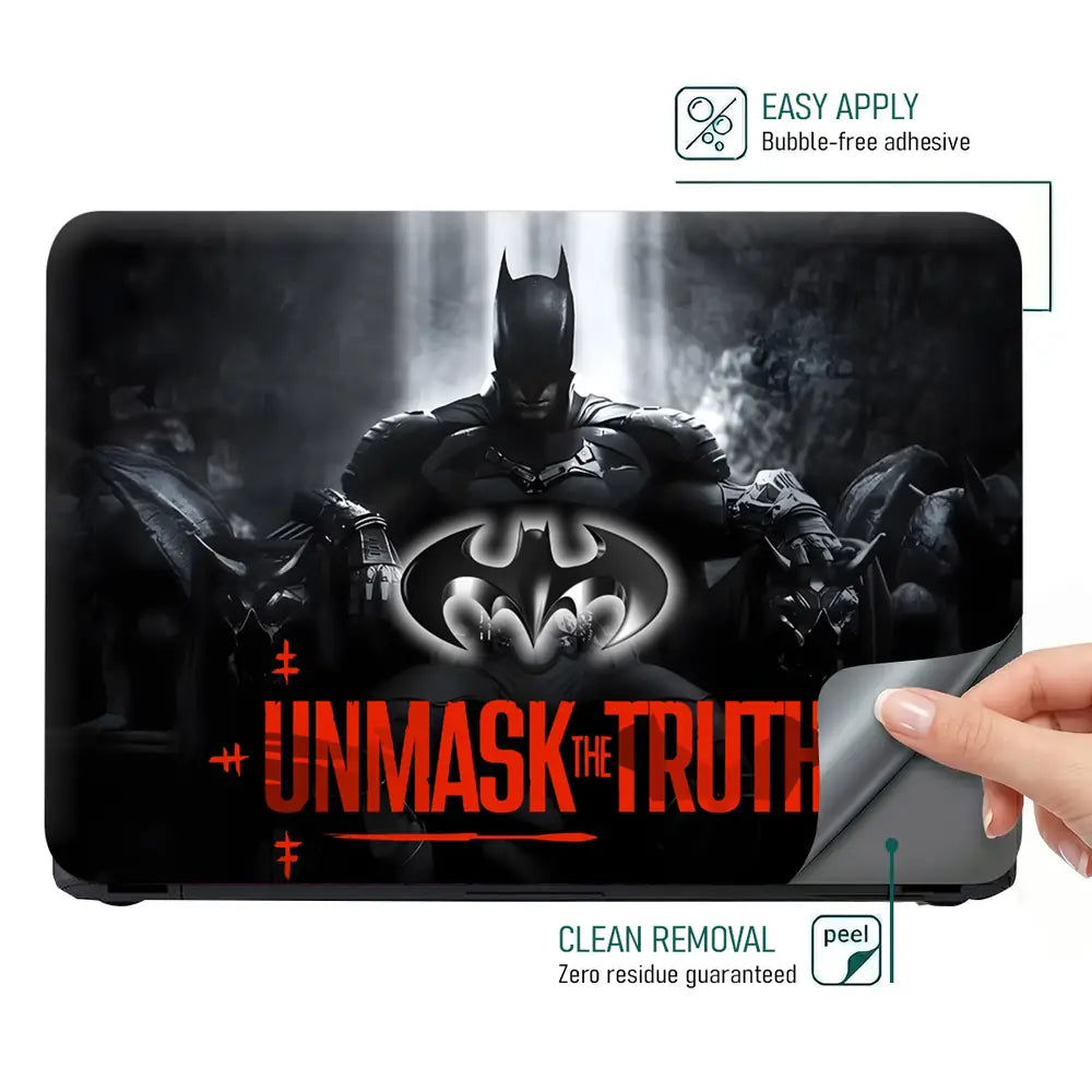 Batman Unmask the Truth Laptop Skin - View 4