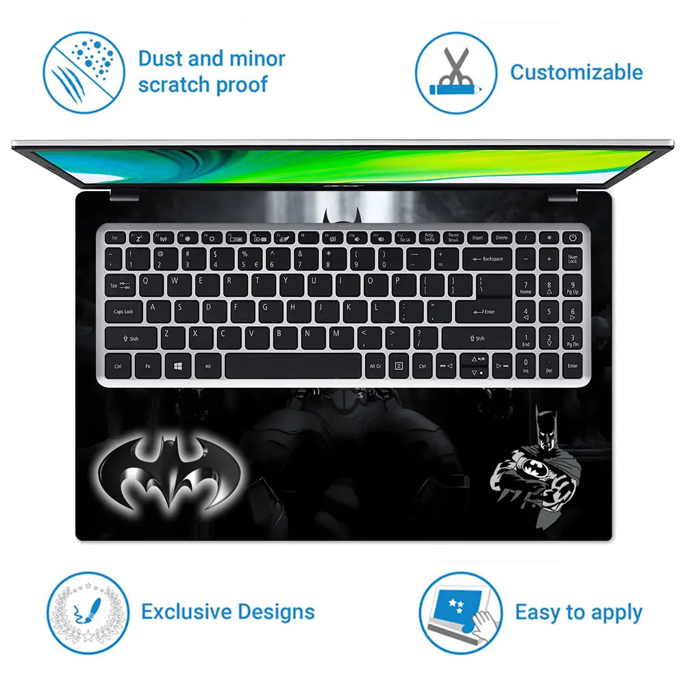Batman Unmask the Truth Laptop Skin - View 5