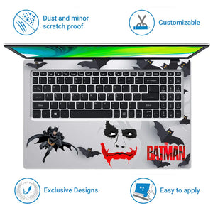 Batman vs Joker Theme Laptop Skin - View 5