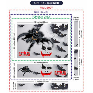Batman vs Joker Theme Laptop Skin - View 6