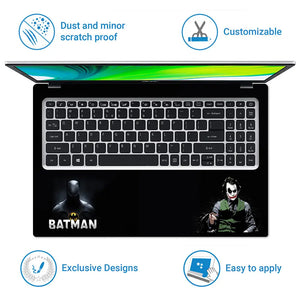 Batman Why So Serious Laptop Skin - View 5