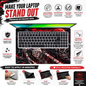 Berserk Blood Moon Warrior Laptop Skin - View 5