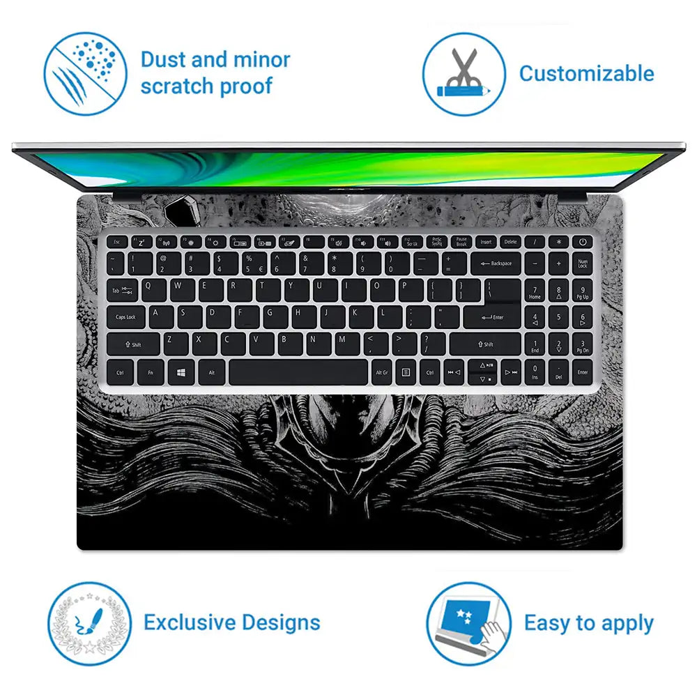Berserk Guts Berserker Armor Laptop Skin - View 5