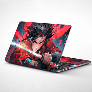 Blade of the Anime Samurai Laptop Skin - View 1