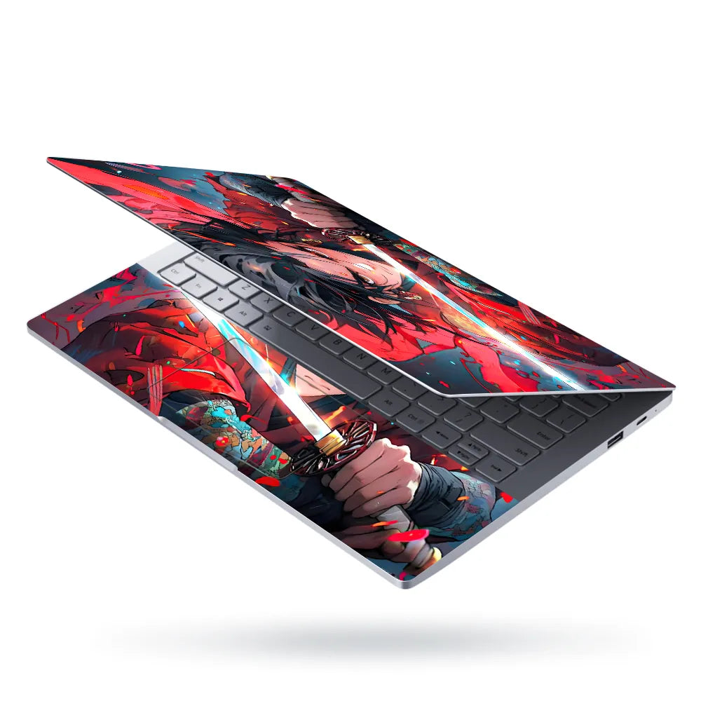 Blade of the Anime Samurai Laptop Skin - View 3