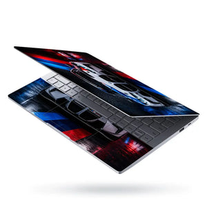 BMW M Motorsport Race Car Front Laptop Skin - View 3