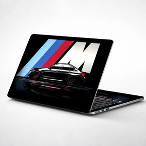 BMW M Performance Black Laptop Skin - View 1