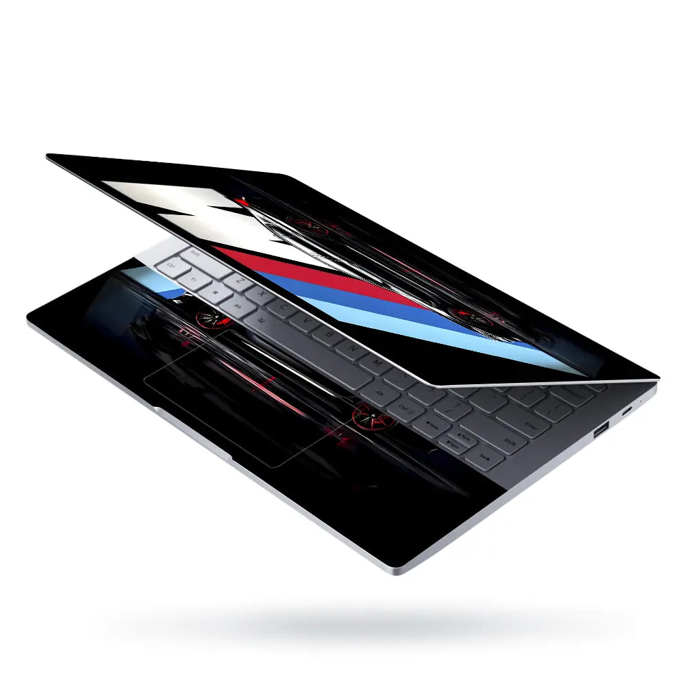 BMW M Performance Black Laptop Skin - View 3
