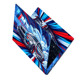 BMW M2 Comic Art Grey Swirl Laptop Skin - View 2
