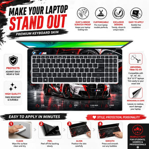 BMW M4 Power in Motion Laptop Skin - View 5