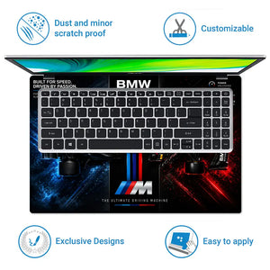 BMW Motorsport F1 Concept Top View Laptop Skin - View 5