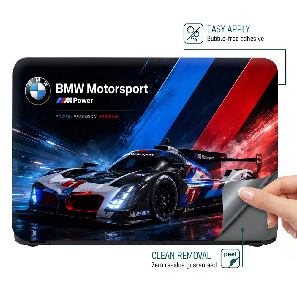 BMW Motorsport M Laptop Skin - View 4