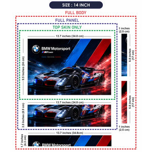 BMW Motorsport M Laptop Skin - View 7
