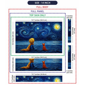 Boy And Fox Starry Sky Laptop Skin - View 7