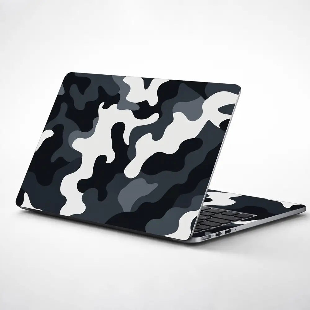 Camouflage Arctic Urban Laptop Skin - View 1