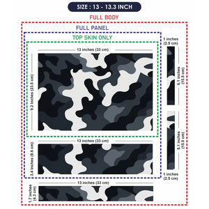 Camouflage Arctic Urban Laptop Skin - View 6