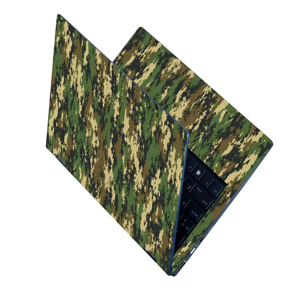 Camouflage Army Digital Laptop Skin - View 2